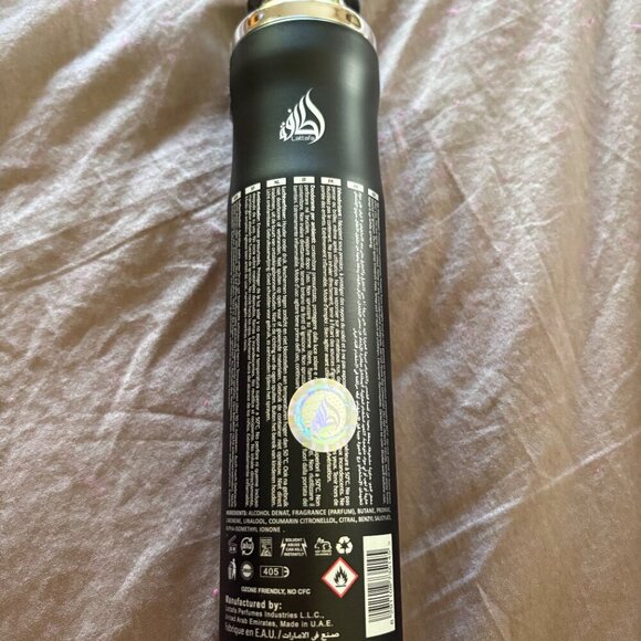 Lattafa Fakhar Lattafa Air Freshener Black Can Men's Scent 300ml - Picture 2 of 2